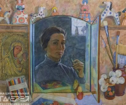 &laquoАвтопортрет&raquo художник: Ермолина Елена Федоровна