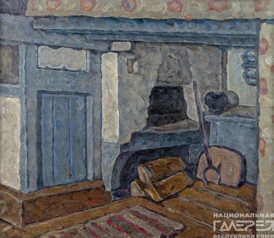 &laquoУ печки&raquo художник: Куликова Александра Александровна