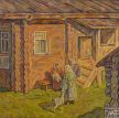 &laquo;У крыльца&raquo; художник: Куликова Александра Александровна;