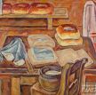 &laquo;Коми быт. Натюрморт с рыбниками&raquo; художник: Куликова Александра Александровна;