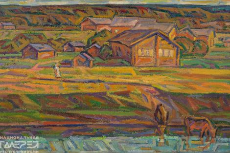 &laquoВечер в деревне&raquo художник: Куликова Александра Александровна
