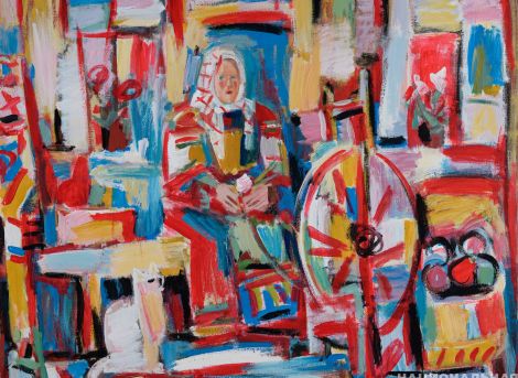 &laquoВ крестьянской избе&raquo художник: Куликова Александра Александровна