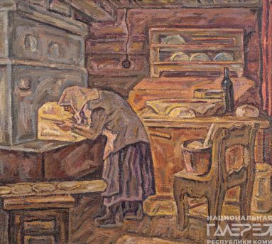 &laquoУ Оксиньи&raquo художник: Куликова Александра Александровна