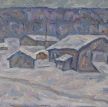 &laquo;Зима в деревне&raquo; художник: Куликова Александра Александровна;