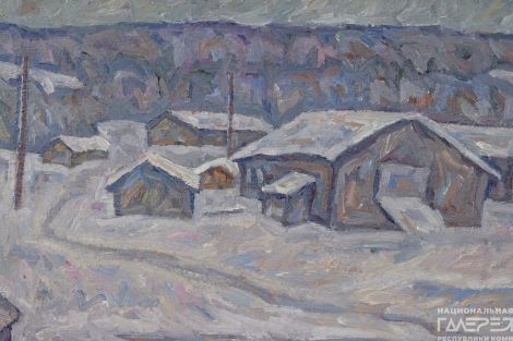 &laquoЗима в деревне&raquo художник: Куликова Александра Александровна