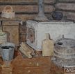&laquo;У печи&raquo; художник: Куликов Вячеслав Михайлович;