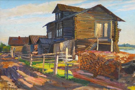 «Старая постройка. » художник: Григорьев Сергей Георгиевич
