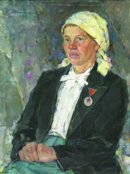 «Портрет лесоруба П.И. Пархачевой » художник: Жилин Николай Лукьянович