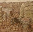«Уборка картофеля» художник: Куликова Александра Александровна;