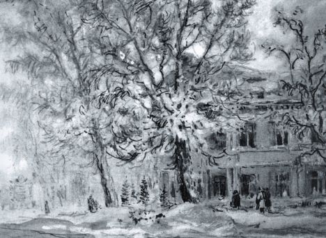 «Зимой в Сыктывкаре» художник: Постников Виктор Гаврилович
