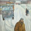 «Зимой в Воркуте » художник: Степанченко Владимир Тимофеевич;