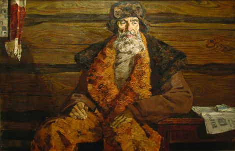 «Ветеран с Печоры. Портрет Д.И. Тенькова.» художник: Ермолин Рем Николаевич
