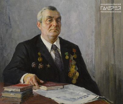 «Портрет ветерана Отечественной войны Сухарева Николая Васильевича» художник: Куранов Василий Николаевич