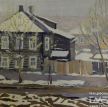 &laquo;Улица в Сыктывкаре&raquo; художник: Кудяшев Григорий Васильевич;