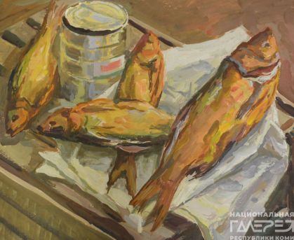 &laquoКопченый толстолобик&raquo художник: Кудяшев Григорий Васильевич