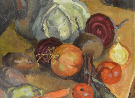 &laquoНатюрморт с капустой&raquo художник: Кудяшев Григорий Васильевич