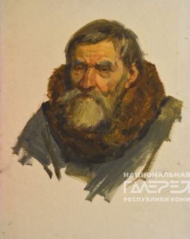 &laquoТимофей Михайлович Онуфриев. Мохча&raquo художник: Митюшёв Пантелеймон Михайлович